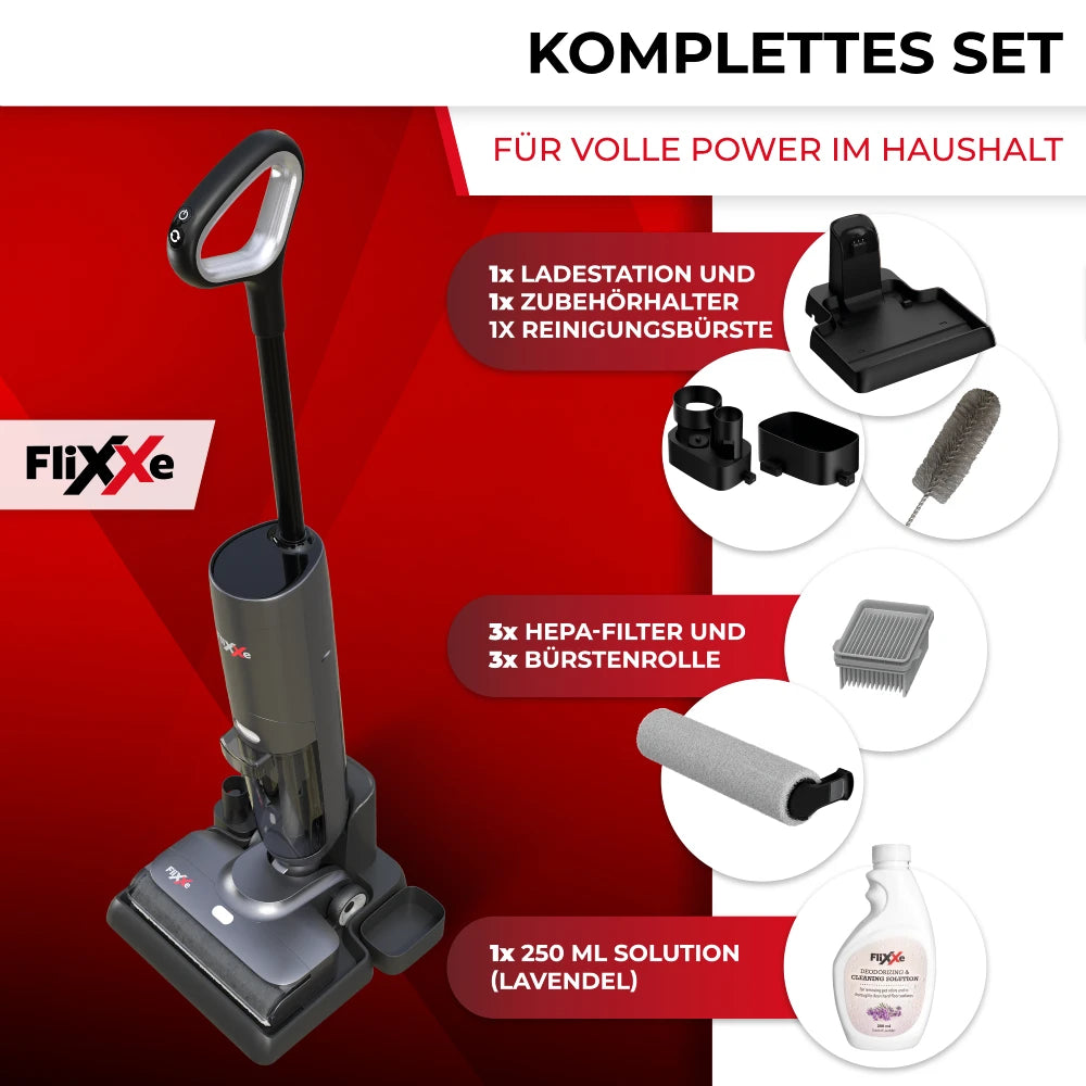 Flixxe X3 Premium Nass und Trockensauger Zubehör